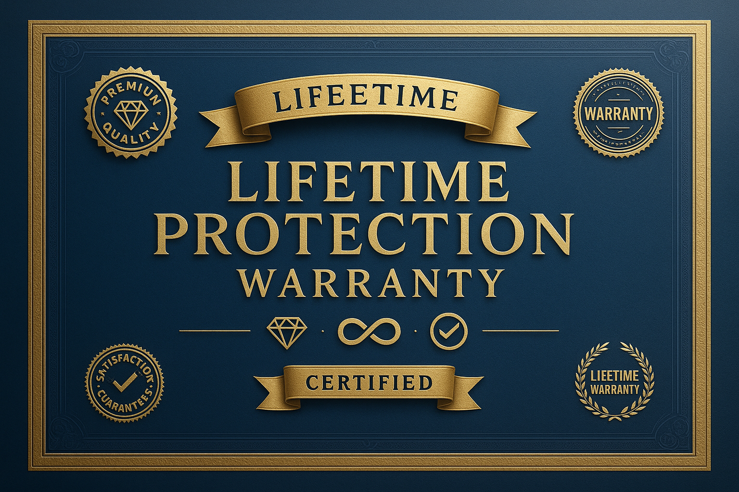 Life time protection warranty